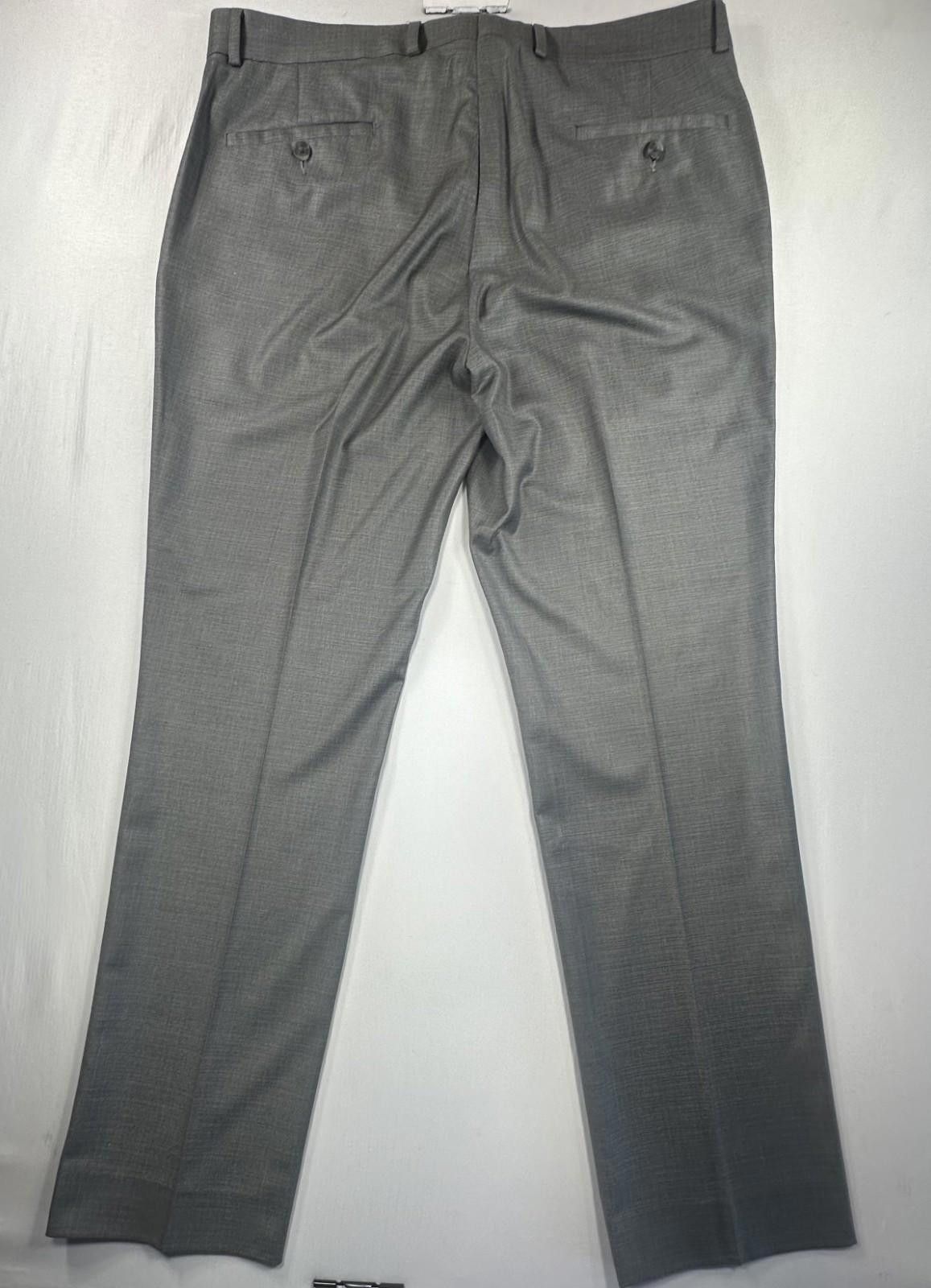 Other Kenneth Cole Reaction Flat Front Dress Pants Gray Mens 37/32 Size US 37 - 2 Thumbnail