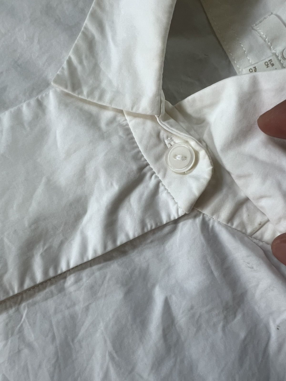 Cos COS Shirt Dress Womens White Collared Short Sleeve Size M / US 6-8 / IT 42-44 - 6 Thumbnail