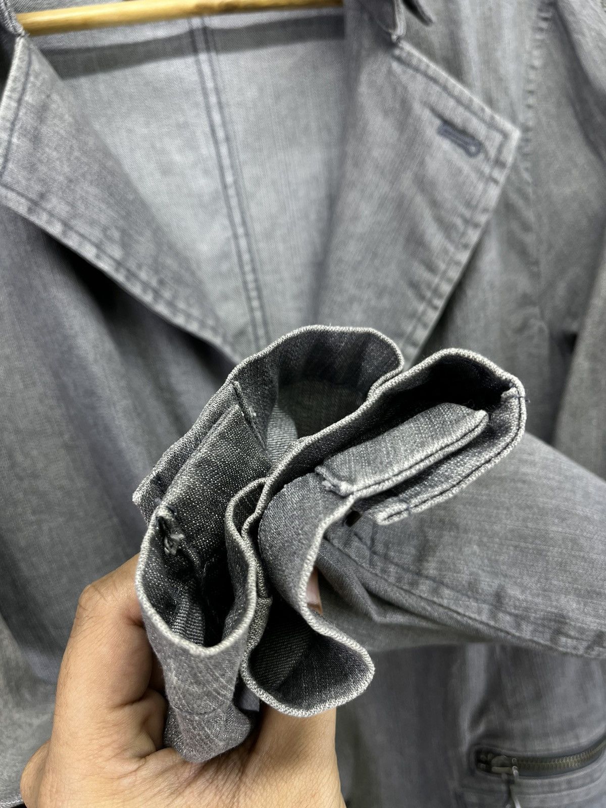 Japanese Brand Vintage Mossimo Punk Trashed Jakcet Size M / US 6-8 / IT 42-44 - 12 Thumbnail