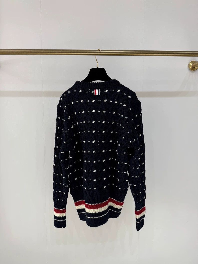 Thom Browne Thom Browne Knitted sweater for autumn and winter Size US M / EU 48-50 / 2 - 2 Thumbnail