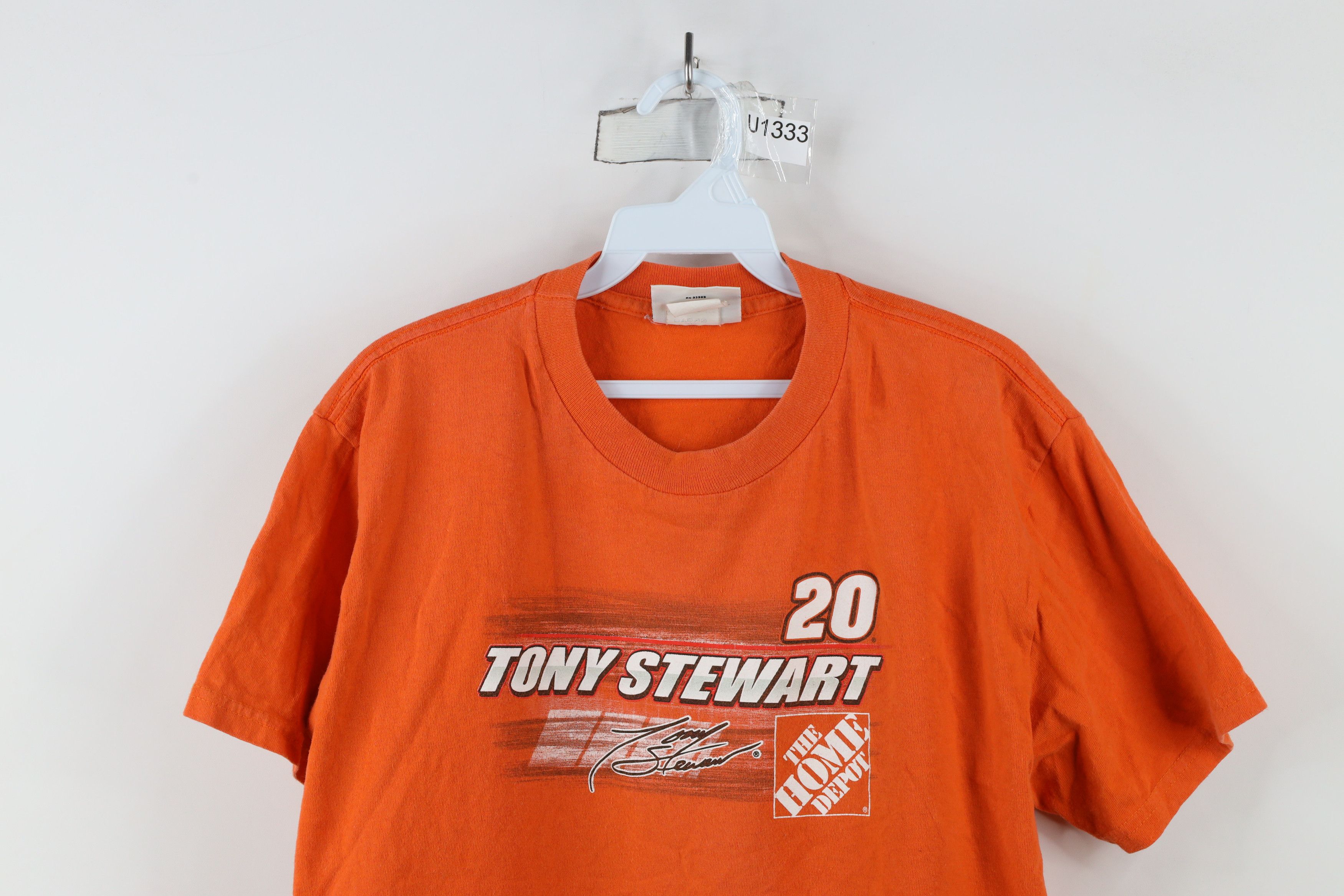 Vintage Vintage Y2K NASCAR Home Depot Tony Stewart Racing T-Shirt Size US M / EU 48-50 / 2 - 2 Thumbnail