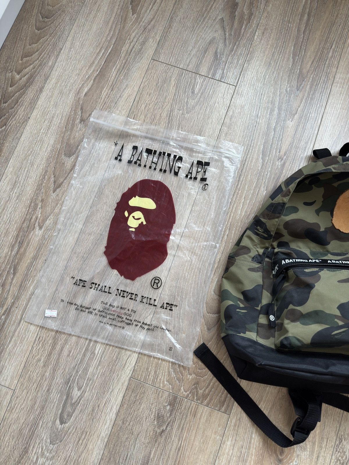 Bape Bape Camo Backpack Made In Japan Size ONE SIZE - 6 Thumbnail
