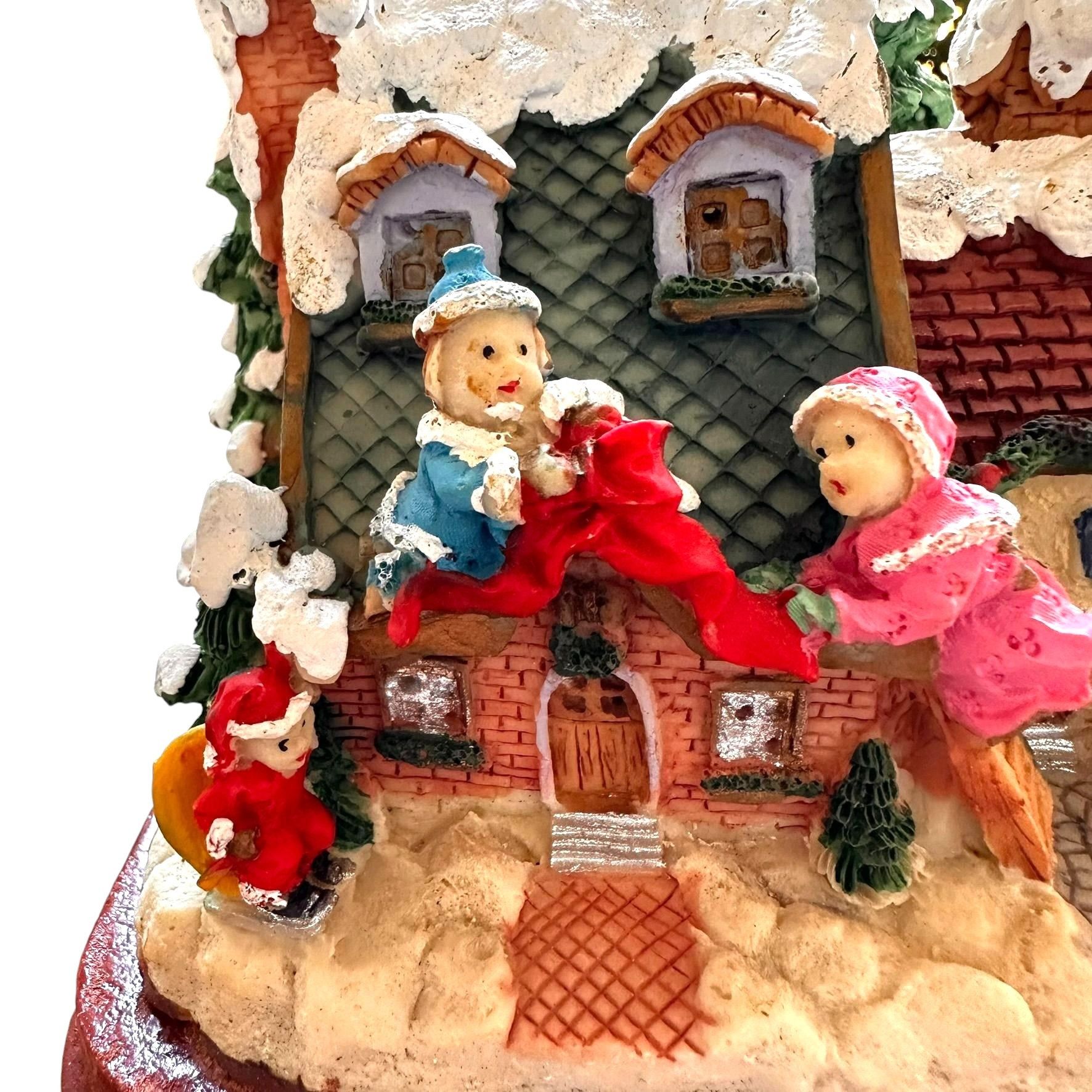 Vintage VTG Gift Collection Snow House Nightlight Christmas READ Size ONE SIZE - 2 Thumbnail