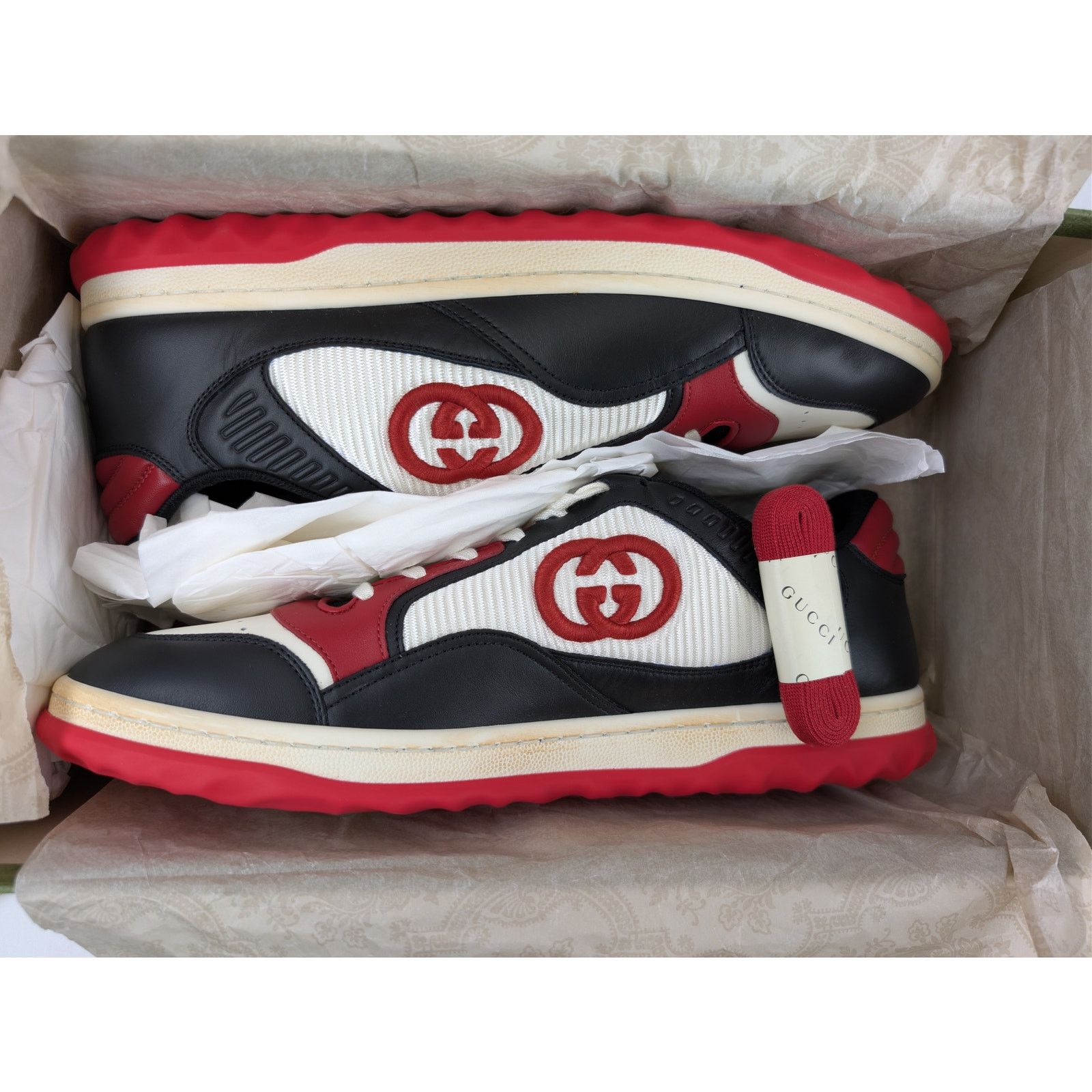 Gucci o1rshd1 Dali Soft Sneakers Leather R.S in Multicolor Size US 12.5 / EU 45-46 - 19 Thumbnail