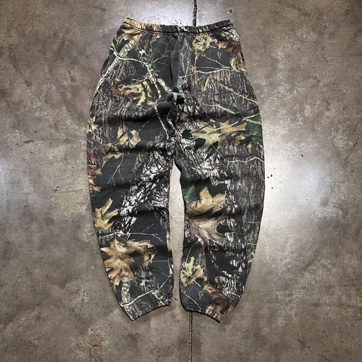 Jerzees × Vintage Vintage Jerzees Outdoor Camo Sweatpants Jogger Faded Baggy Size US 30 / EU 46 - 1 Thumbnail