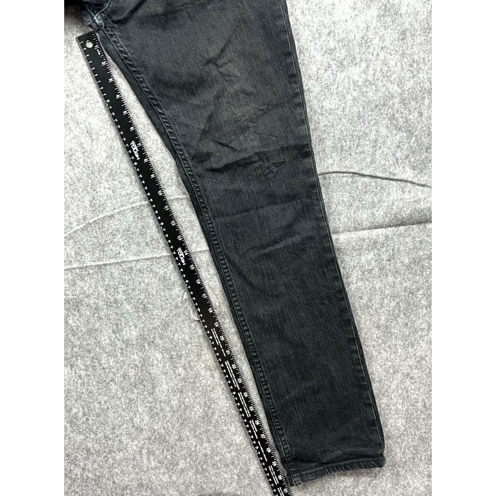 Levi's Vtg Levi’s 511 Mens Black Slim Fit Taper Leg Jeans 32x32 Regular Denim 5-Pocket Logo Size US 32 / EU 48 - 3 Thumbnail