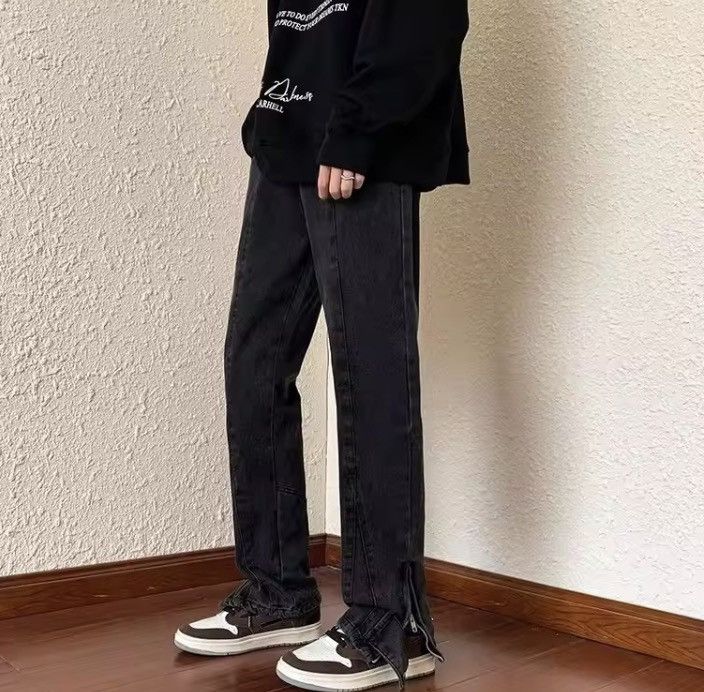 Japanese Brand Ankle Zipper Denim Pant Size US 29 - 4 Thumbnail