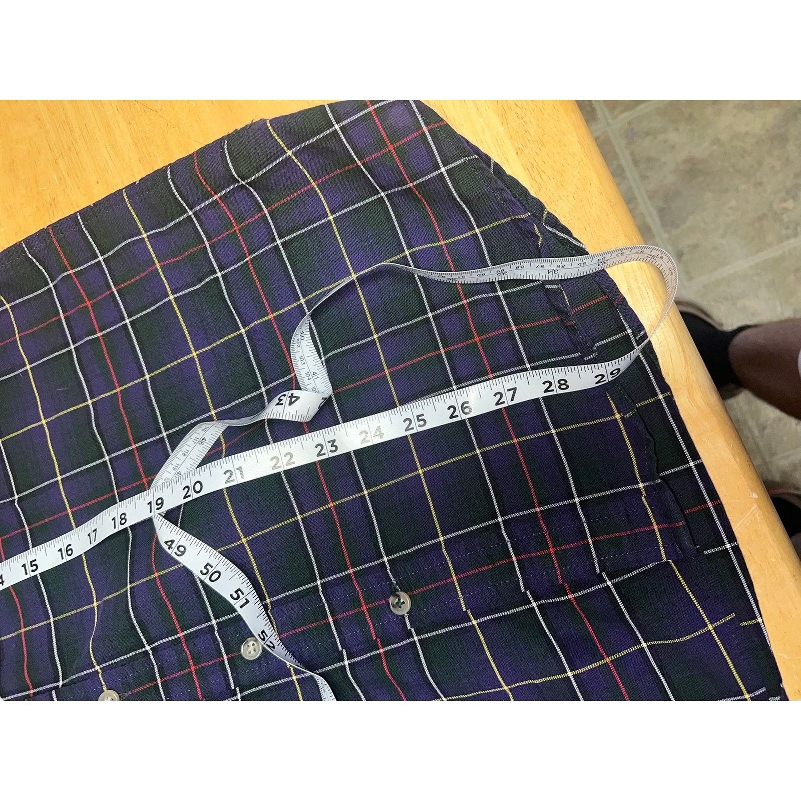 St. Johns Bay St Johns Bay Button Down Shirt Purple Plaid Long Sleeve M Size US M / EU 48-50 / 2 - 10 Thumbnail