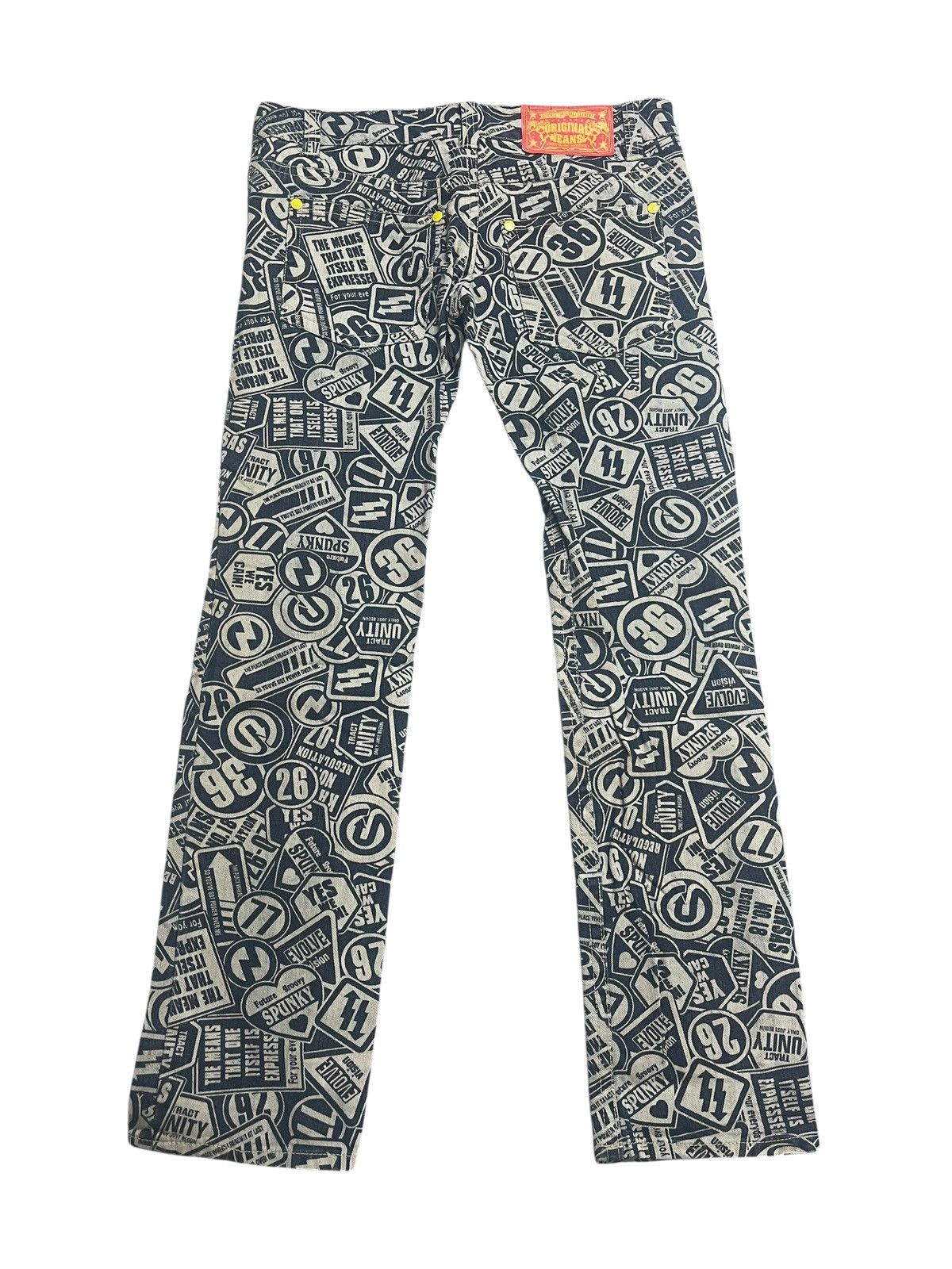 Japanese Brand Vintage Original Jeans Fullprint Hysteric Glamour Style Size US 34 / EU 50 - 2 Thumbnail