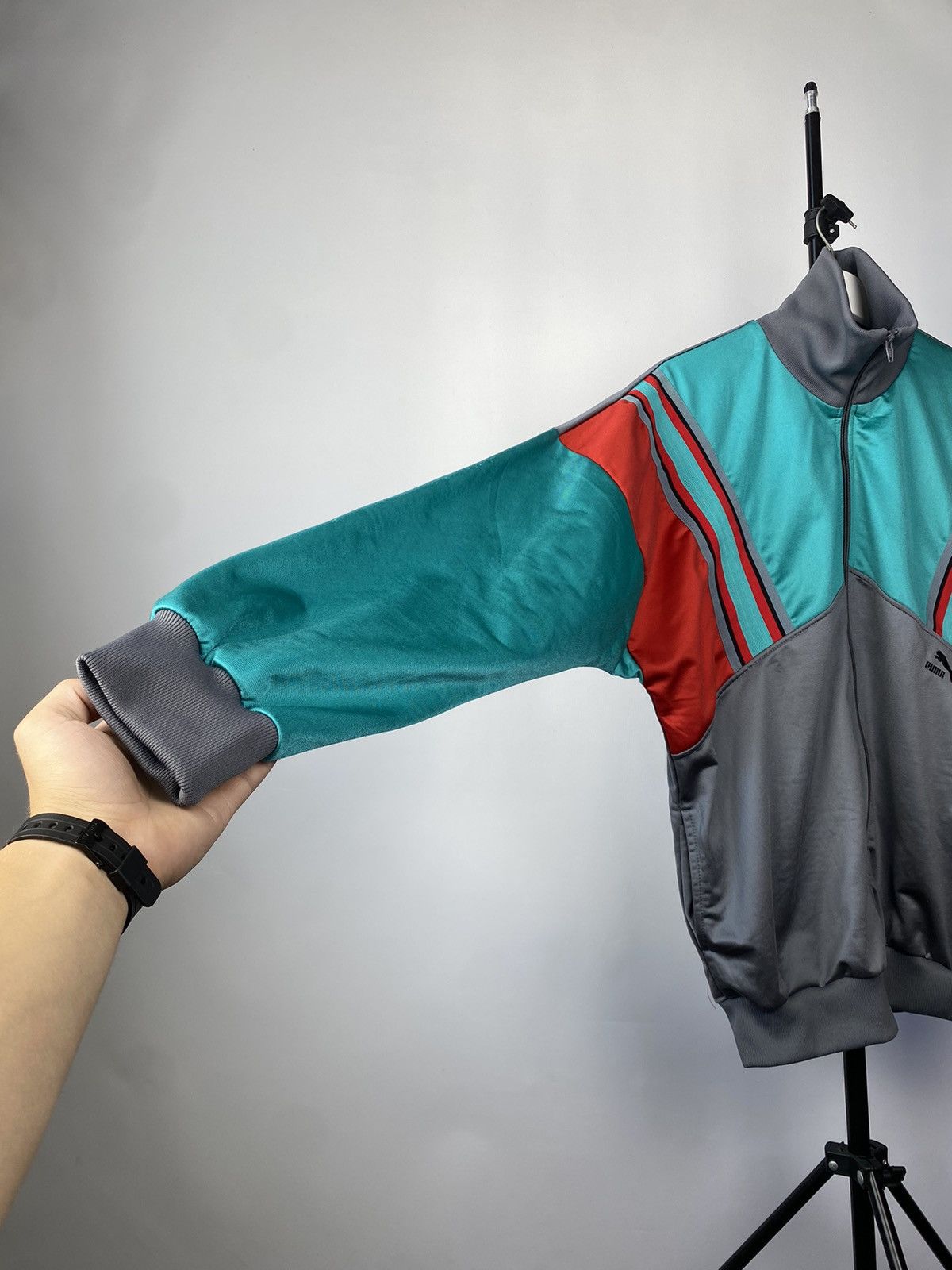 Rare Multicolour Puma retro jacket 80s - 90s