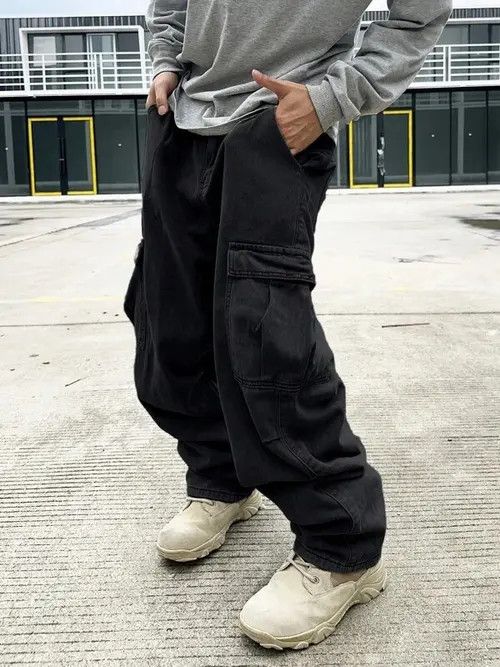 Japanese Brand Cargo Loose Fit Pants Gorpcore Size US 32 / EU 48 - 2 Thumbnail