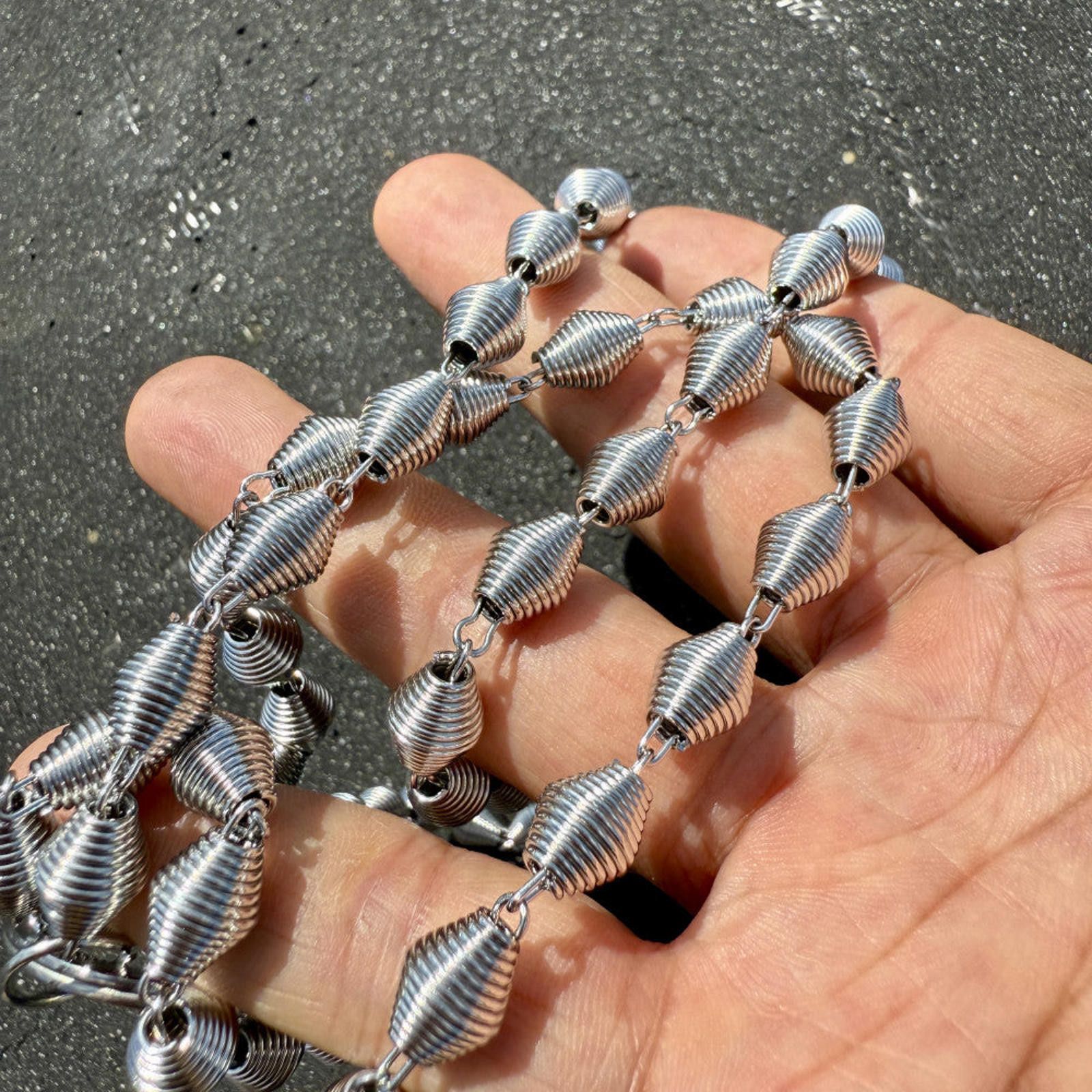 Japanese Brand Double Layered Wallet Chain Size ONE SIZE - 7 Thumbnail