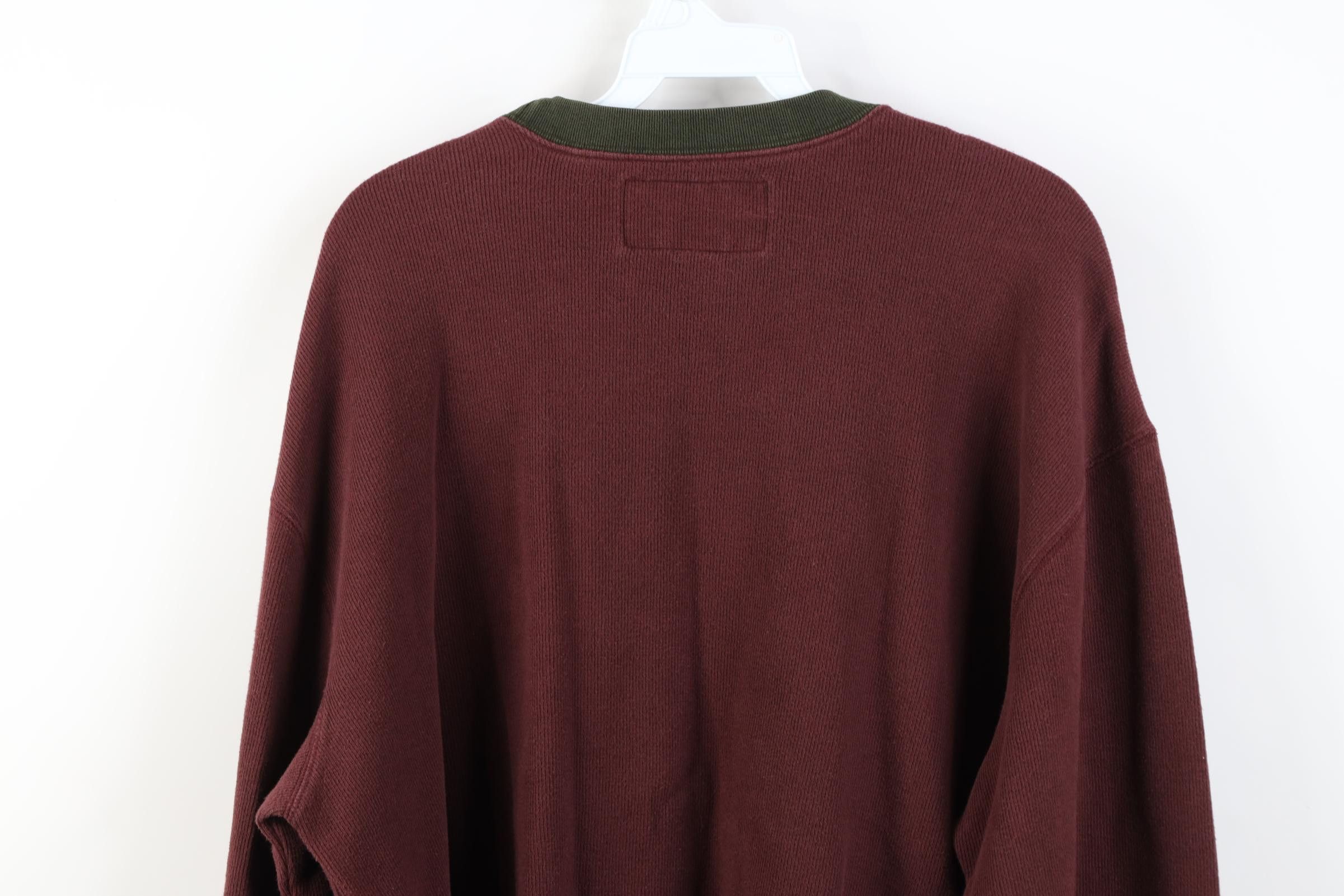 Abercrombie & Fitch Vintage 90s Abercrombie & Fitch Knit Long Sleeve T-Shirt USA Size US XL / EU 56 / 4 - 13 Thumbnail