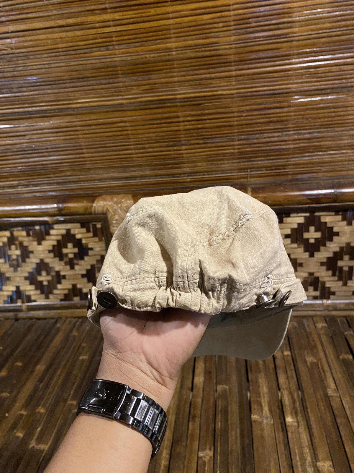 Vintage 2000s cadet hat distressed blink punk y2k style Size ONE SIZE - 4 Thumbnail