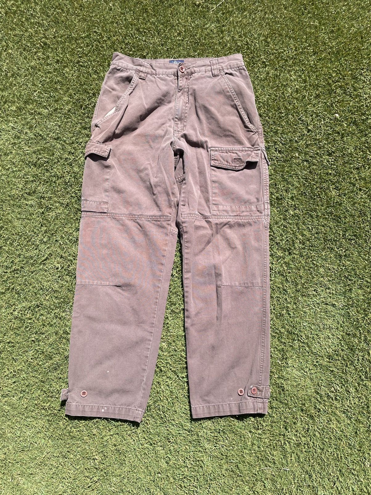Stussy 90s Y2K ripstop surplus cargo pants in khaki size 30
