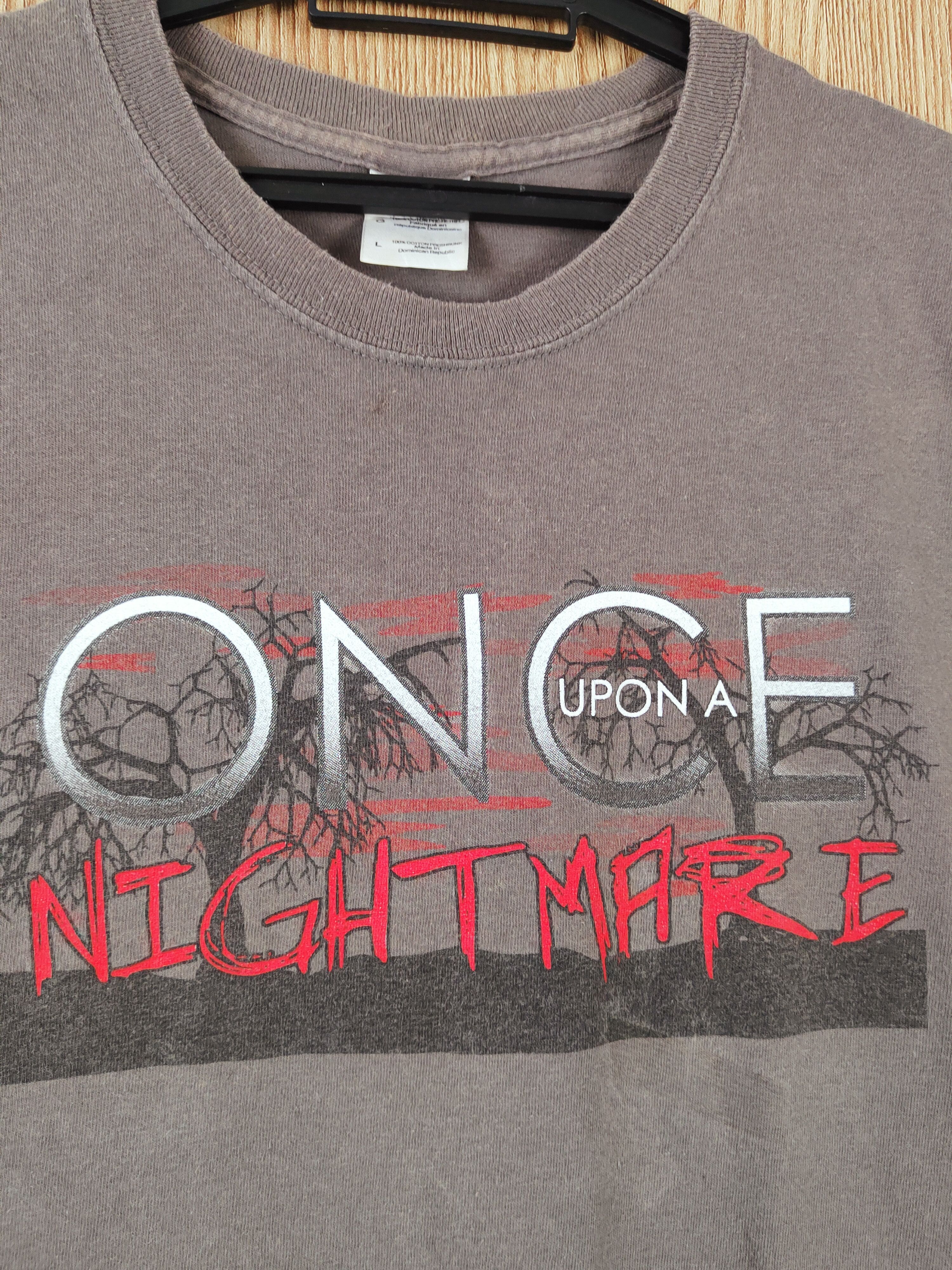Band Tees Once Upon A Nighmare Brown Short Sleeve T-shirts #W184 Size US L / EU 52-54 / 3 - 3 Thumbnail
