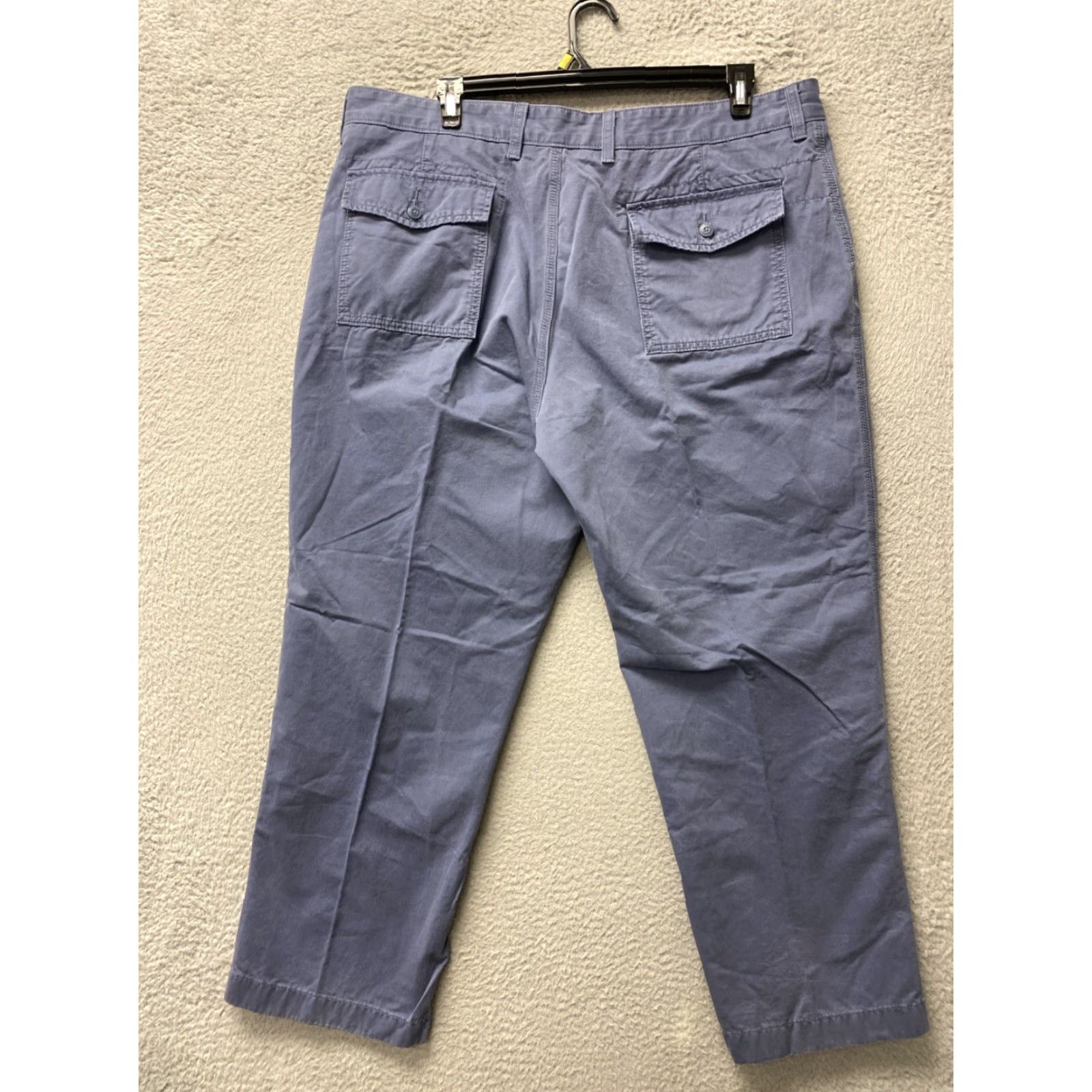 Nautica Nautica Men's Chino Pants 42x30 Blue Classic Fit Straight Cotton/ I OBVIOUS? Size US 42 / EU 58 - 5 Thumbnail