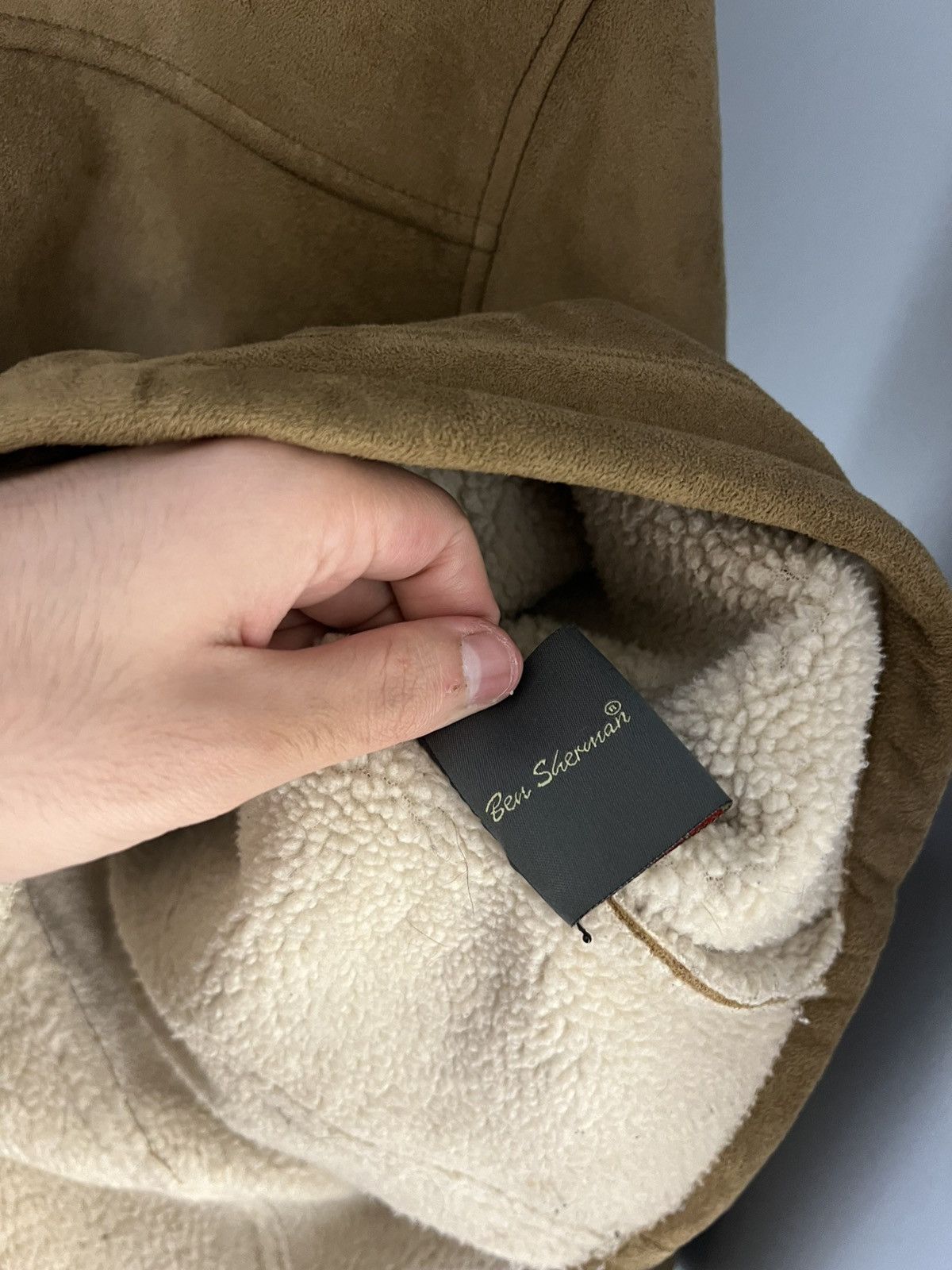 Vintage VERY RARE BEN SHERMAN ALASKA COAT LEATHER JAKCET MILITARY Size US L / EU 52-54 / 3 - 10 Thumbnail