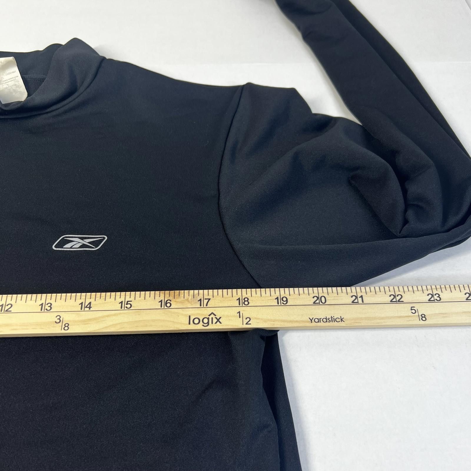 Reebok Rebook Men’s Performance Long Sleeve Black Pullover Size 2XL Size US XXL / EU 58 / 5 - 8 Thumbnail