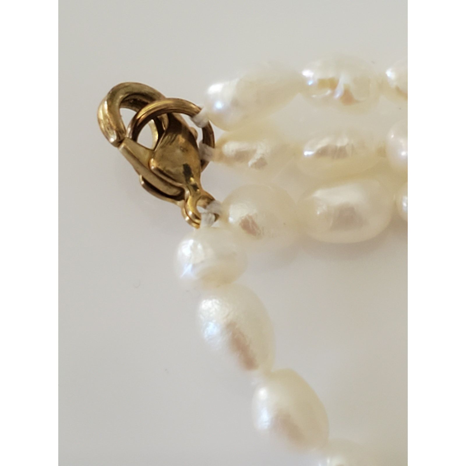 Other Vintage 18in Rice Pearl and Garnet Bead Necklace Size ONE SIZE - 4 Thumbnail