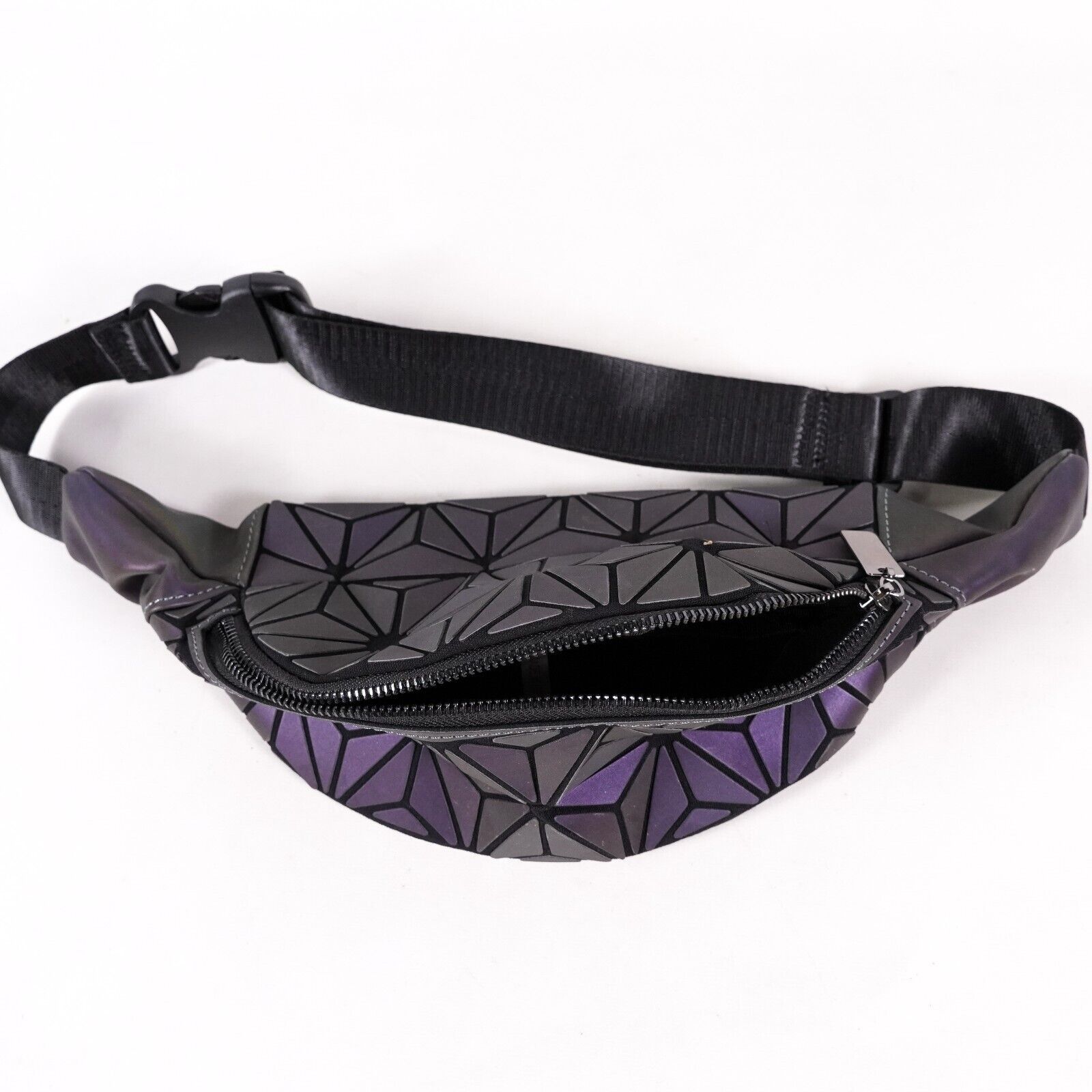 Other Iridescent Geometric Holo Luminous Fanny Pack Waist Bag Size ONE SIZE - 3 Thumbnail