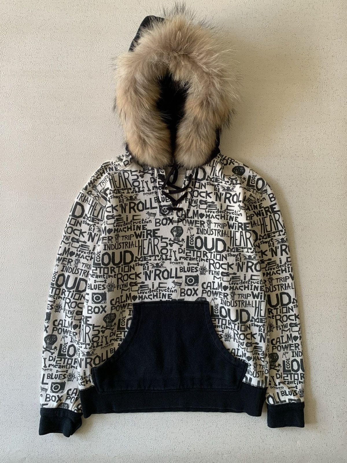 Japanese Brand LEVI’S ENGINEERED ROCK N ROLL FAUX FUR HOODIE IF6W9 STYLE Size US M / EU 48-50 / 2 - 1 Thumbnail