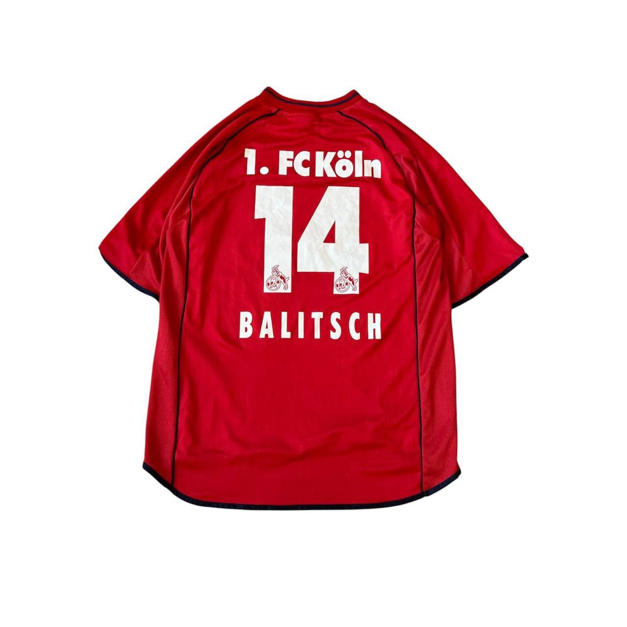 Vintage 2001 FC KÖLN #14 BALITSCH MATCH WORN SOCCER FOOTBALL JERSEY Size US L / EU 52-54 / 3 - 1 Thumbnail