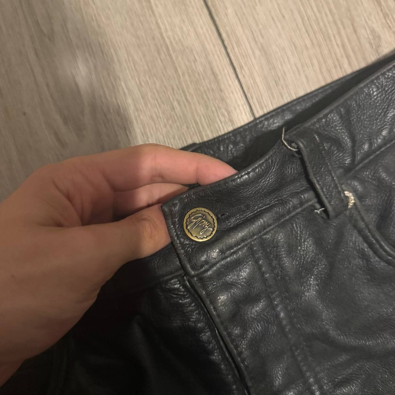 Other mens leather pants black Size 30 Size US 30 / EU 46 - 4 Thumbnail