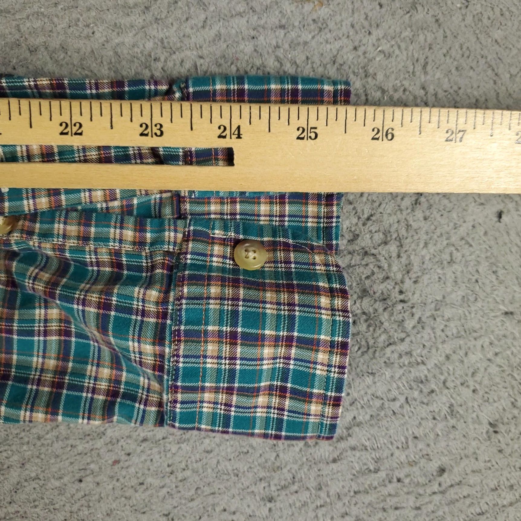 Ralph Lauren VINTAGE Ralph Lauren Shirt Mens Large Green Blue Plaid Long Sleeve Button Down Casual Mens Size US L / EU 52-54 / 3 - 7 Thumbnail