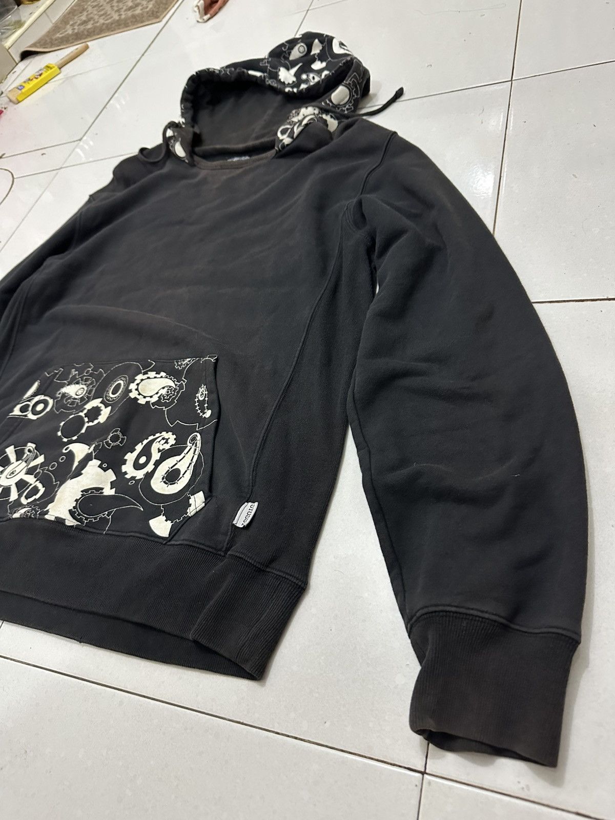 Stussy VTG Distress Stussy Paisley Pullover Hoodie Size US L / EU 52-54 / 3 - 3 Thumbnail