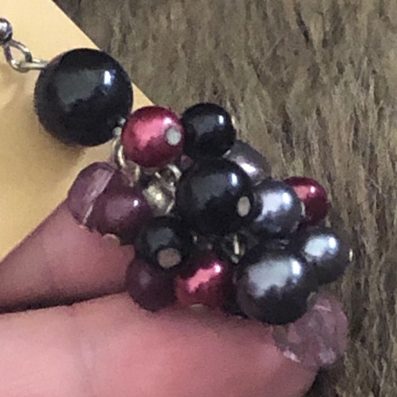 Vintage Vintage repurpose bead bauble cluster earrings Size ONE SIZE - 3 Thumbnail