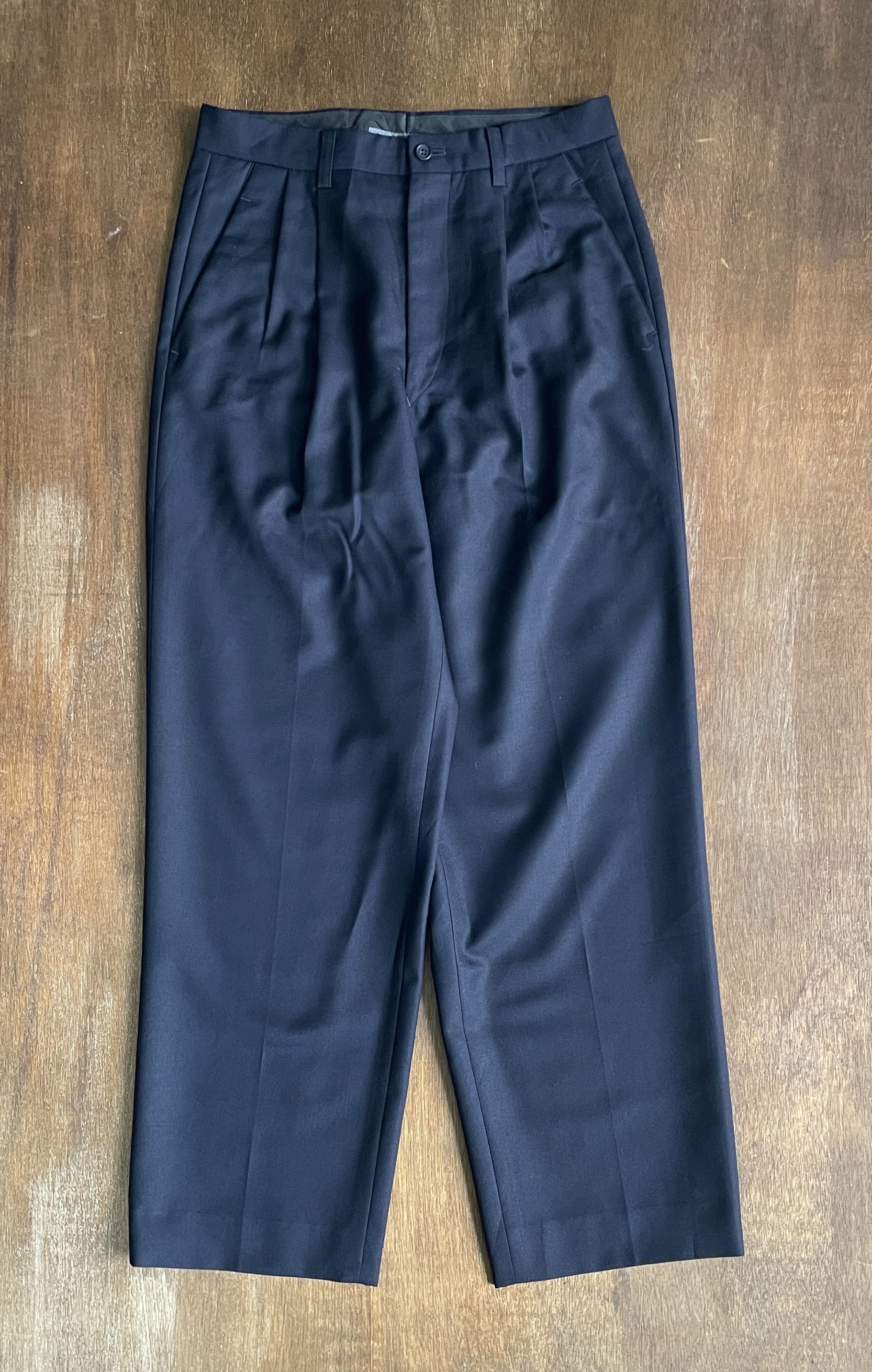 ISSEY MIYAKE Men Brush Tag Classic Pants