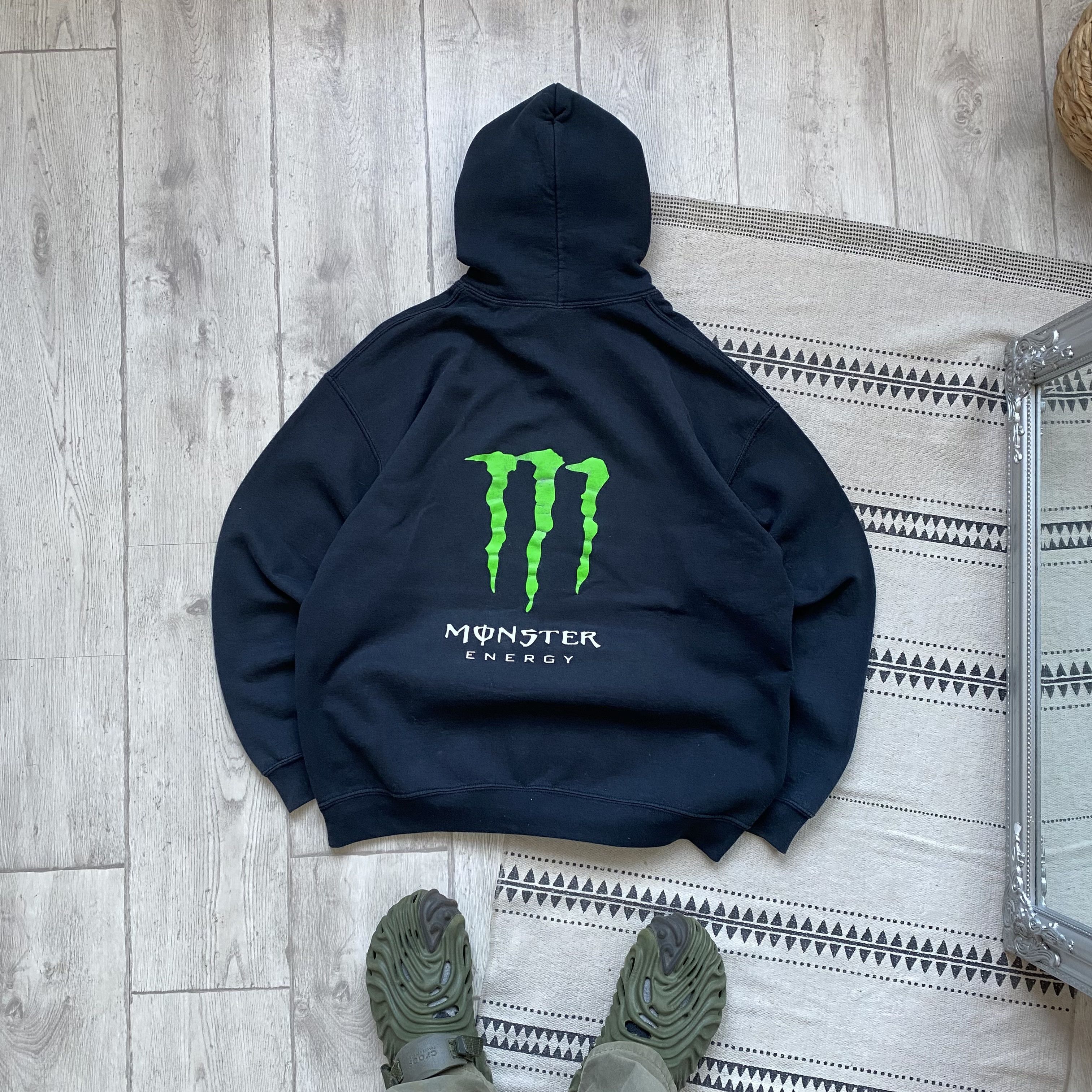 Fox Racing 🏍️ Vintage Racing Monster Energy Hoodie Y2K big logo Size US L / EU 52-54 / 3 - 1 Thumbnail
