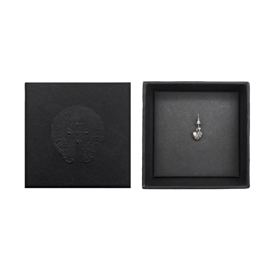 Chrome Hearts Chrome Hearts Silver Vine Heart Earring Ear Drop Size ONE SIZE - 4 Thumbnail