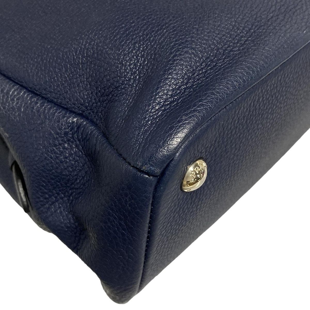 Prada PRADA Triangle Logo Handbag 1BA853 Baltico (Navy) Size ONE SIZE - 8 Thumbnail