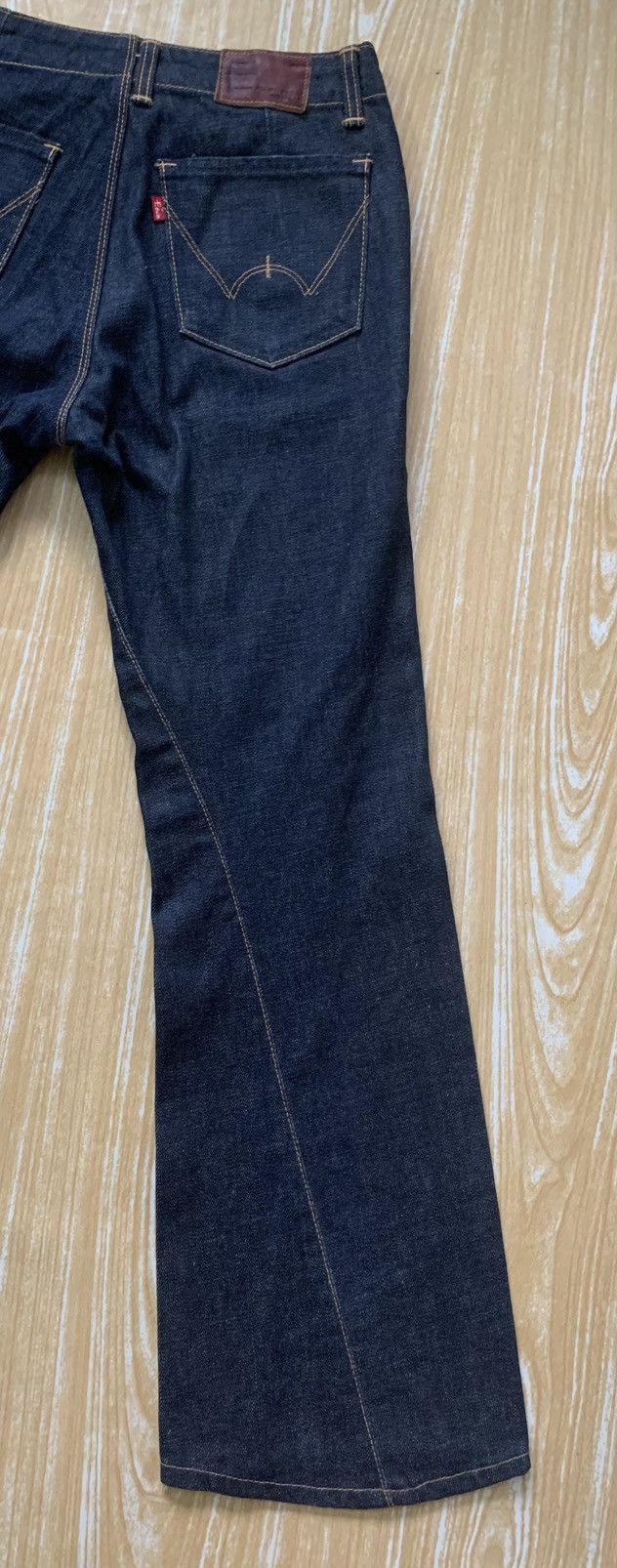 Edwin × Japanese Brand 🔥 Edwin E Function For Youth Flare Denim Jeans Pants Size 25" / US 0 / IT 36 - 11 Thumbnail