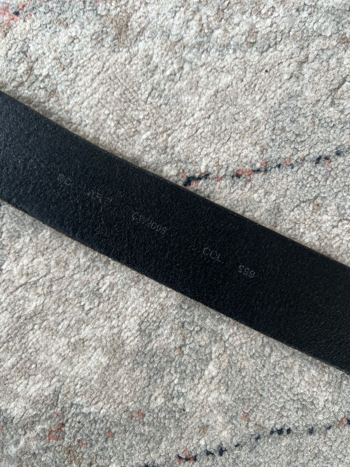 Calvin Klein × Vintage Vintage Calvin Klein Jeans Leather Belt Size ONE SIZE - 6 Thumbnail