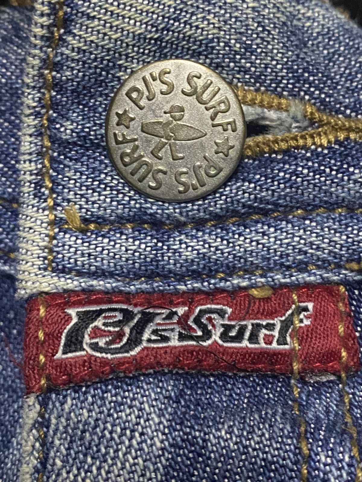 JNCO PJ’s Surfo Blue Wash With Belt Cargo Baggy Jeans Size US 32 / EU 48 - 13 Thumbnail