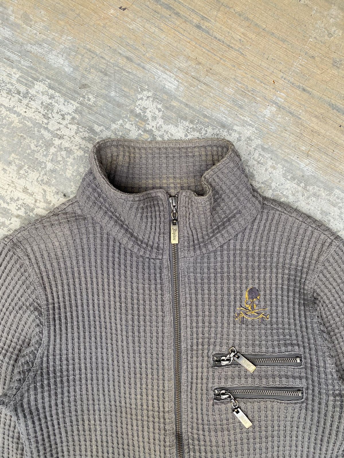 Japanese Brand ASM X Jupiter & Juno sun faded skulls logo jacket Size S / US 4 / IT 40 - 4 Thumbnail