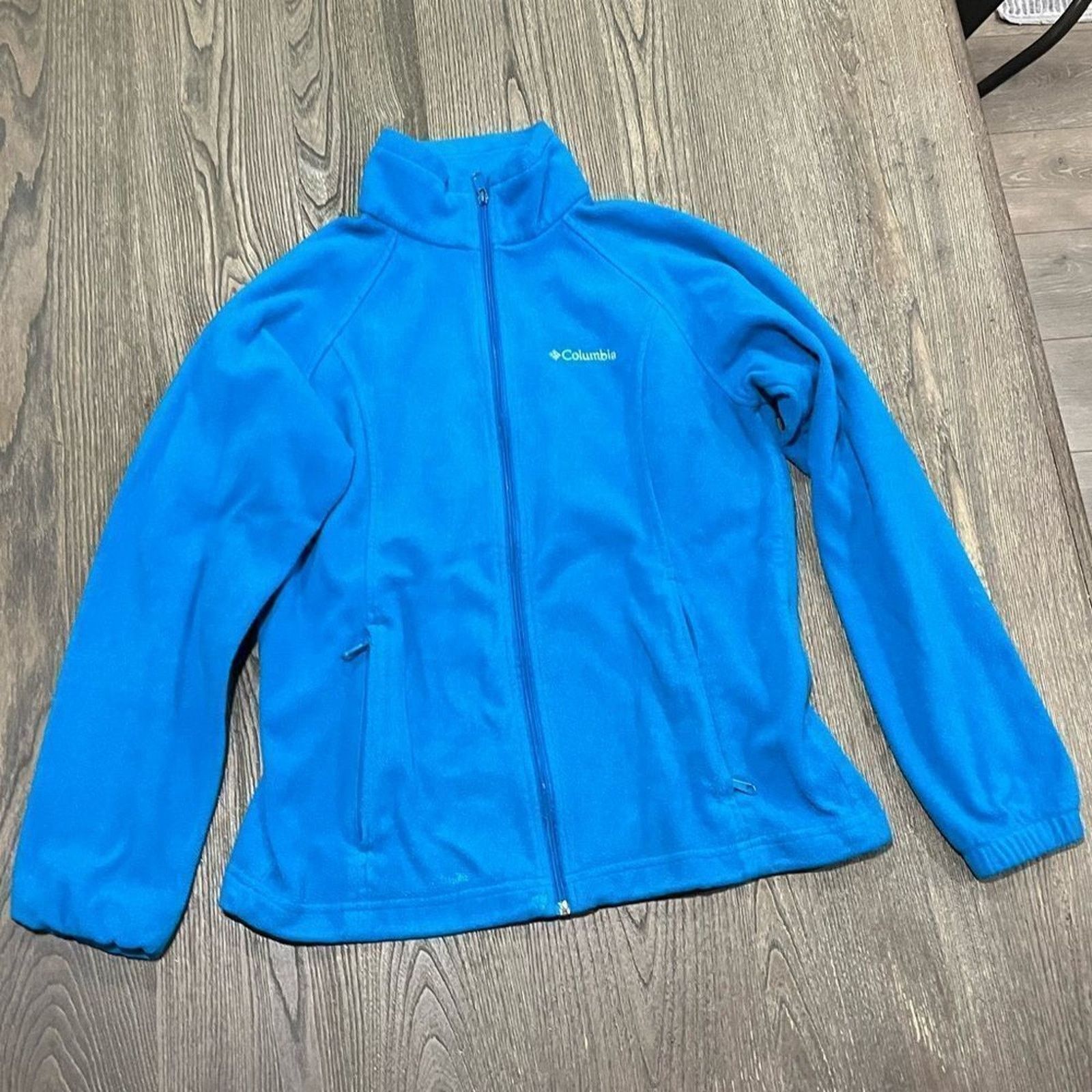 Columbia Columbia Women's Fleece Basic Jacket Full Zip Pockets Size L Size L / US 10 / IT 46 - 1 Thumbnail