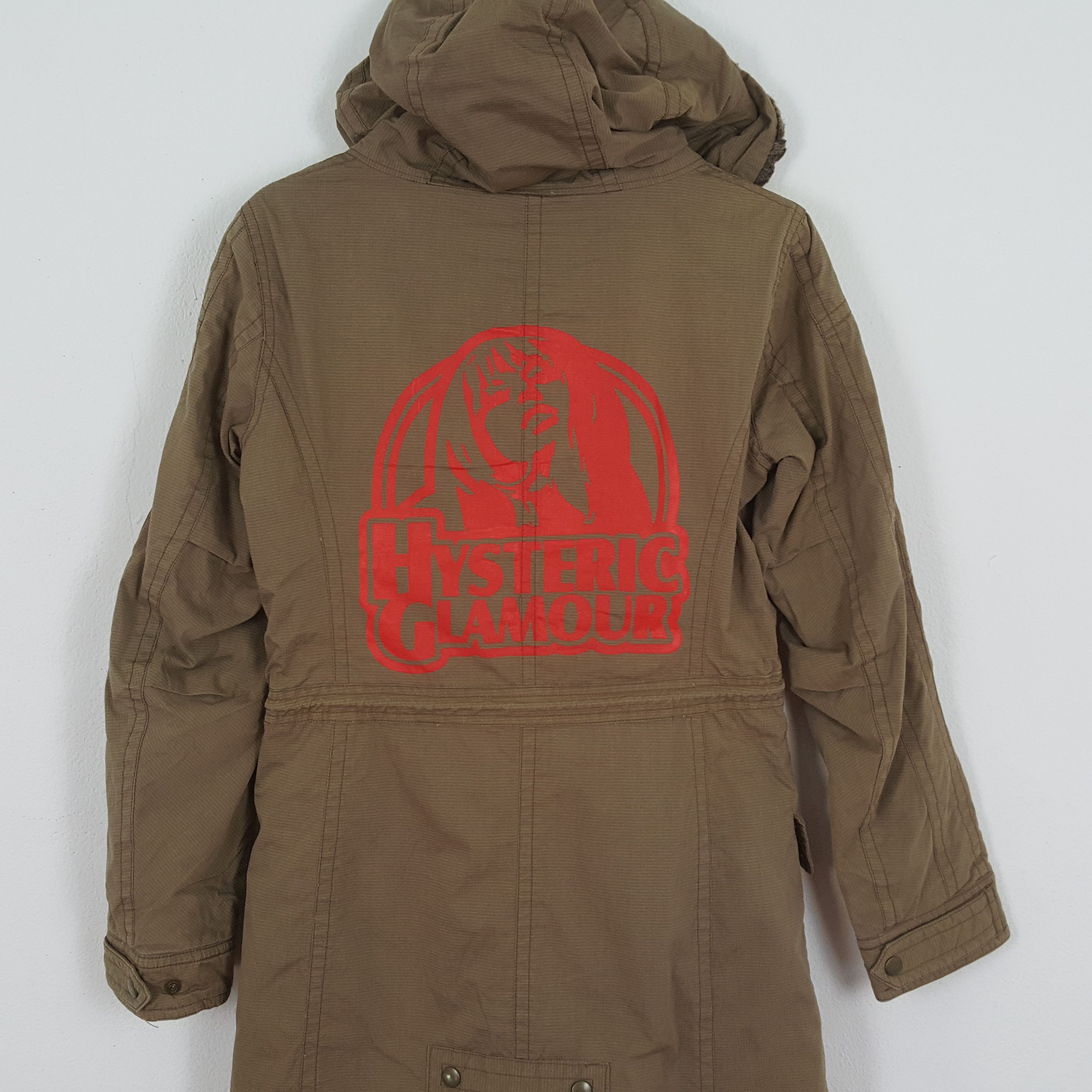 Hysteric Glamour × Japanese Brand × Vintage HYSTERIC GLAMOUR Winter Style Custom Art Parkas Jacket Size S / US 4 / IT 40 - 2 Thumbnail