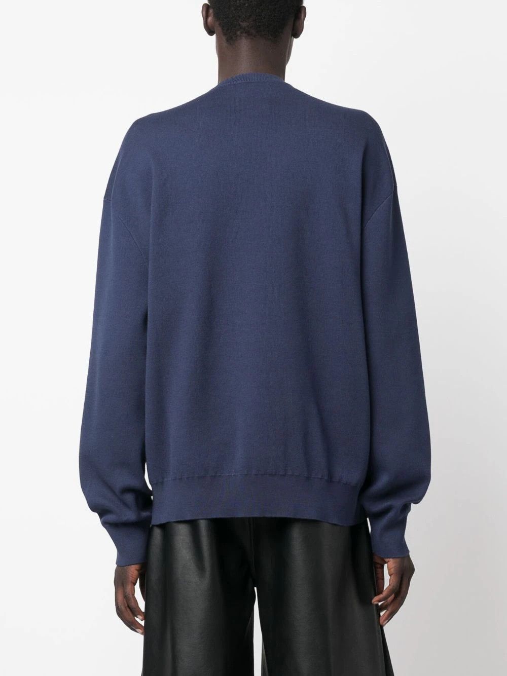 Alexander McQueen o1y1024 Sweater in Navy Blue Size US M / EU 48-50 / 2 - 4 Thumbnail