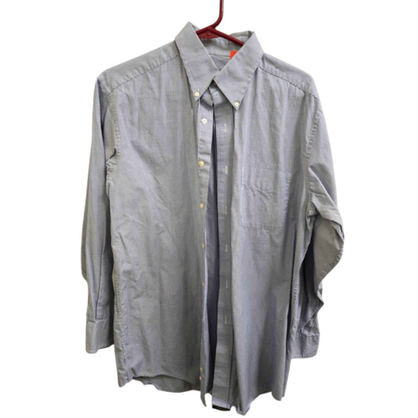 Club Room Med Blue &White Striped Club Room Button-Down Shirt Size US M / EU 48-50 / 2 - 1 Preview