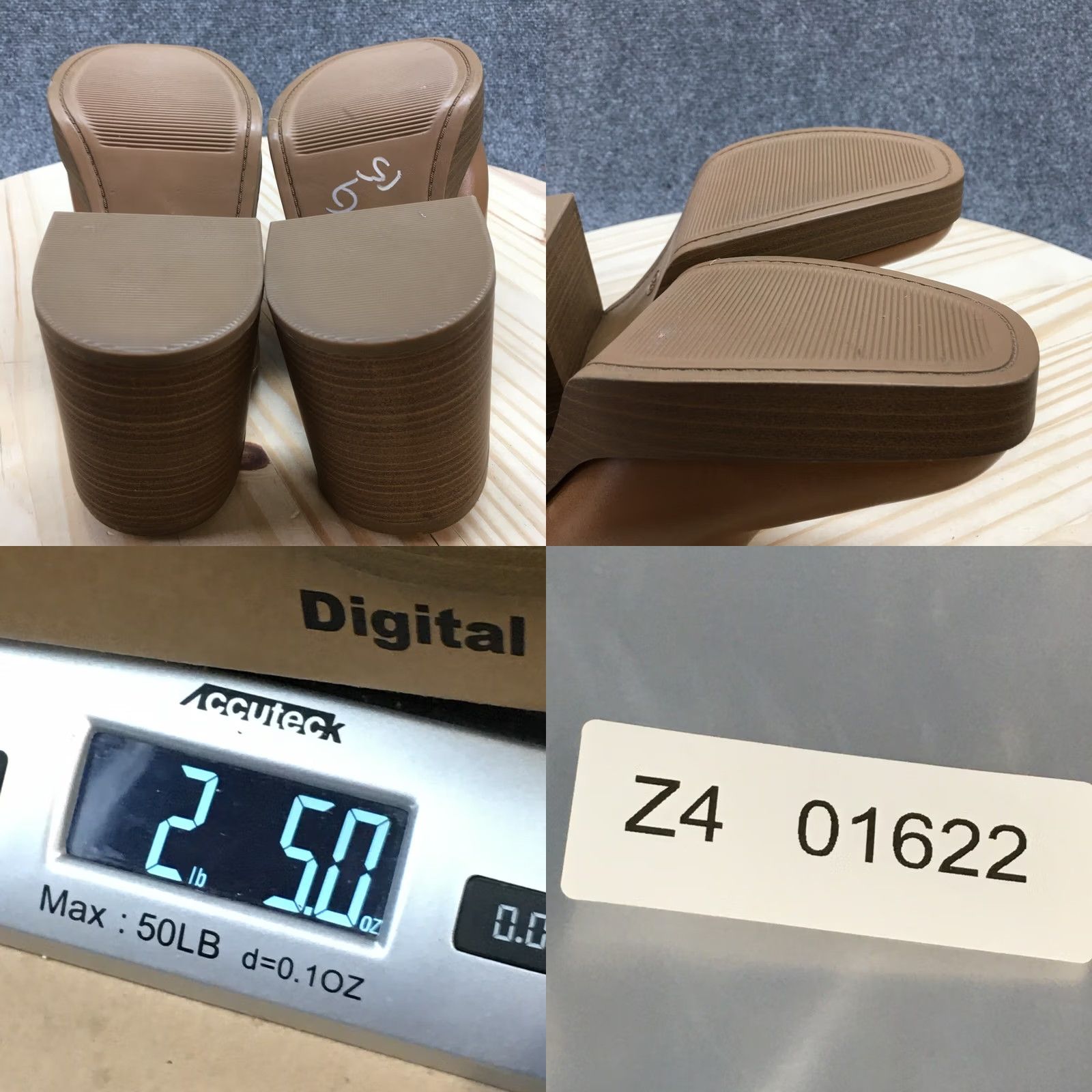 Vintage Universal Thread Sandals Womens 9.5 Tess Slip On Platform Heels Mule Brown Size US 10 / IT 40 - 10 Thumbnail