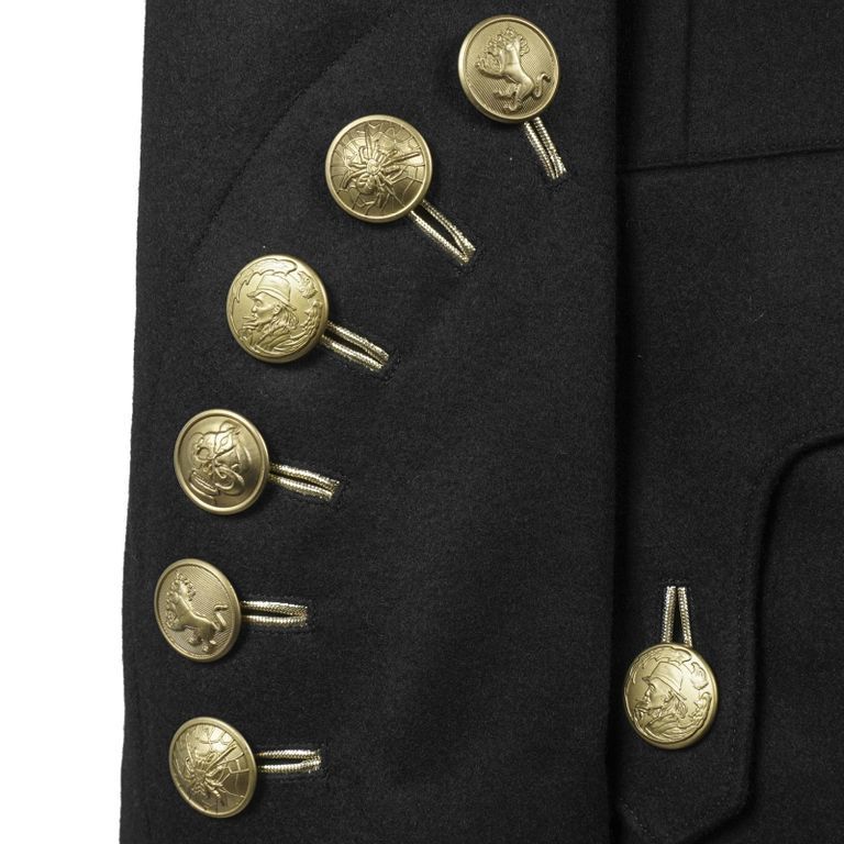 YOHJI YAMAMOTO 金ホール金釦　JKT Yohji Yamamoto Pour Homme - gold hall gold button JKT