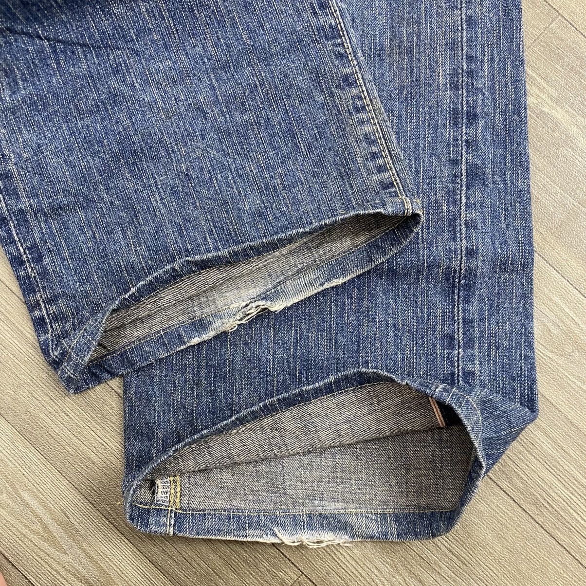 Edwin 1990s Vintage Edwin 505Z Selvedge Japan Faded Jeans 32x34 Size US 32 / EU 48 - 11 Thumbnail