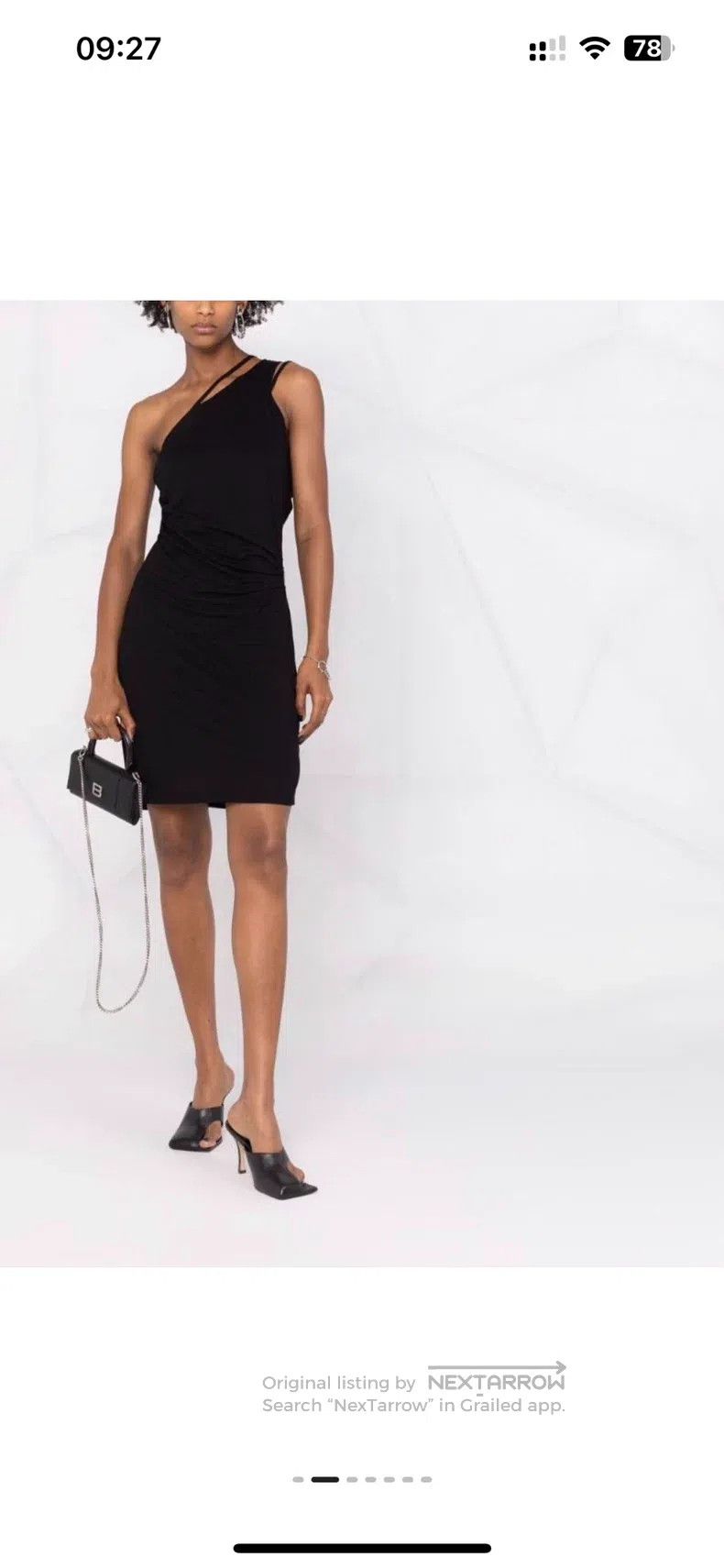 Helmut Lang Helmut Lang One-Shoulder Dress Size XS / US 0-2 / IT 36-38 - 2 Thumbnail