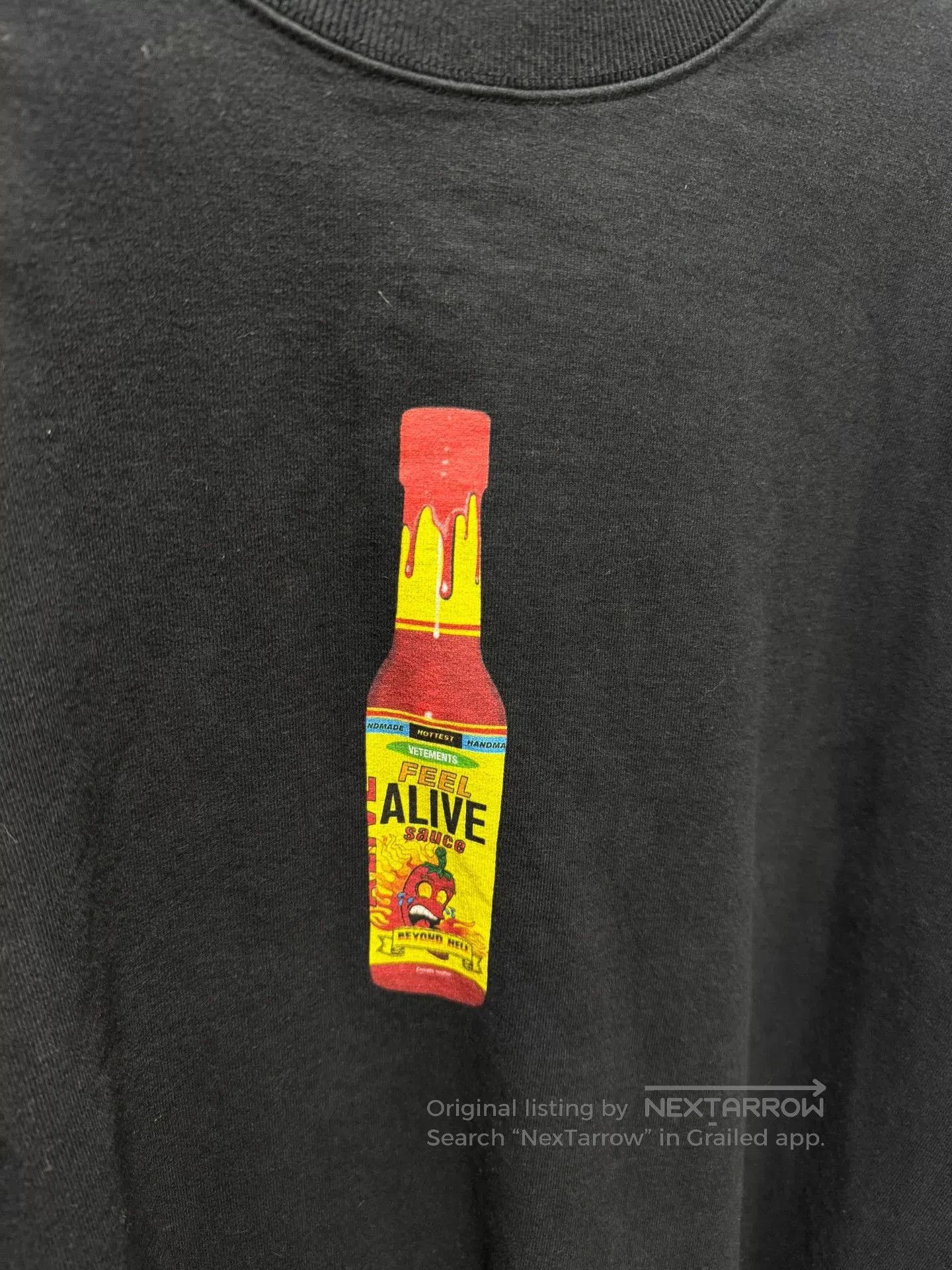 Vetements Vetements Flame Long Sleeve T-Shirt. Size US L / EU 52-54 / 3 - 2 Thumbnail