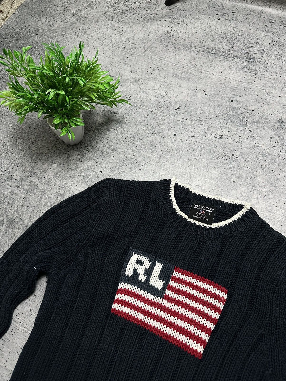 Polo Ralph Lauren Polo Jeans Company Ralph Lauren USA Y2K Knitted Sweater Size S / US 4 / IT 40 - 4 Thumbnail
