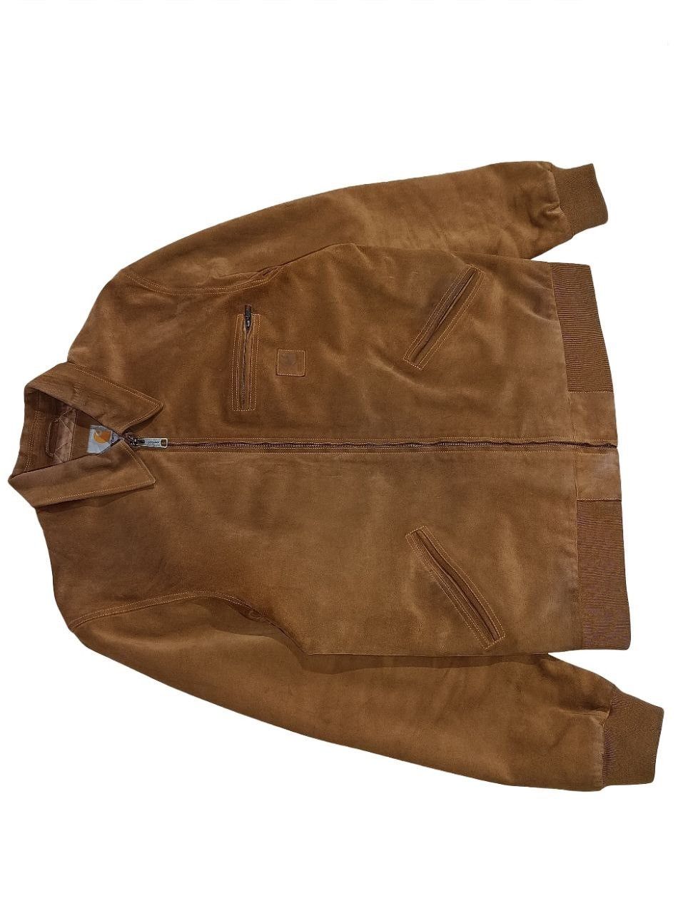 Carhartt Carhartt Suede Detroit Jacket Vintage Size US XL / EU 56 / 4 - 7 Thumbnail